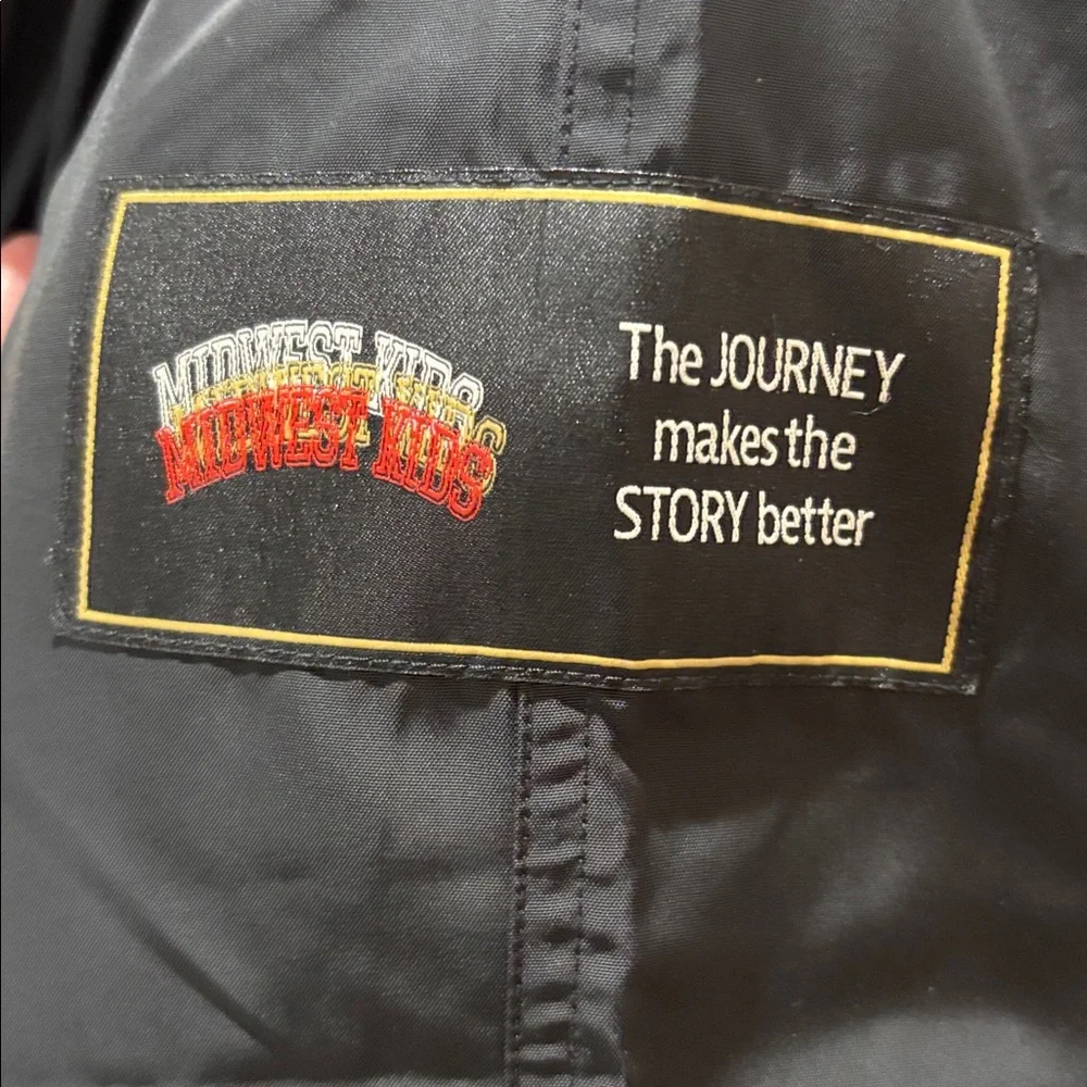 Adidas X Midwest Kids size large black, gold, and red track jacket - Picture 8 of 13